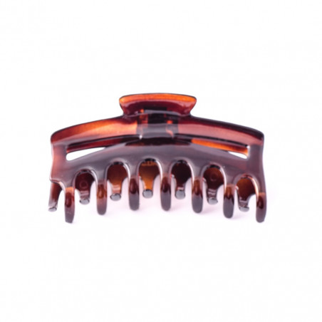 Pince injectée MM simple deux rails ajourés, 14 dents