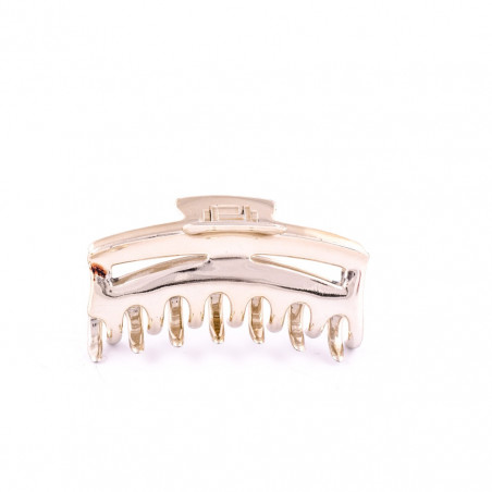 Hairclip Injected pliers MM simple two perforated rails, 18 teeth