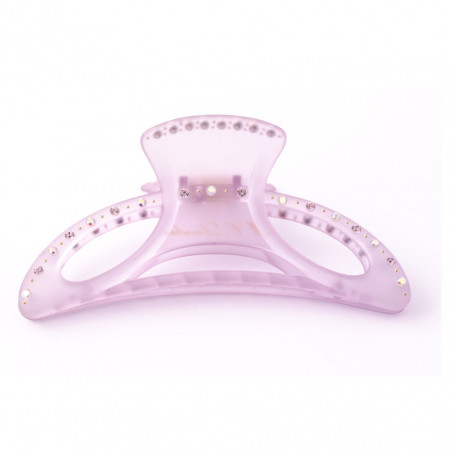 Hairclip Injected pliers TGM light two openwork ovals